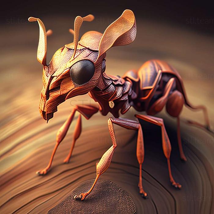 3D model Pseudomyrmex viduus (STL)